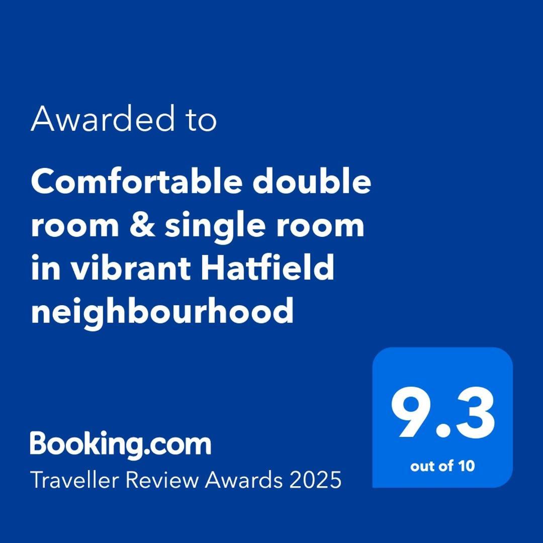 Comfortable Double Room & Single Room In Vibrant Hatfield Neighbourhood Eksteriør billede
